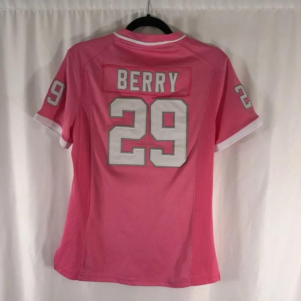 Eric Berry # 29 Kansas City Chiefs Jersey Women's Medium Pink Nike Short Sleeve